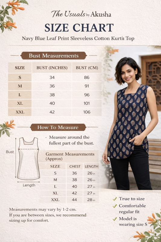 Mustard Yellow Leaves print Cotton Kurti