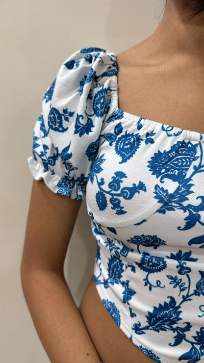 Aegean Breeze Crop Top