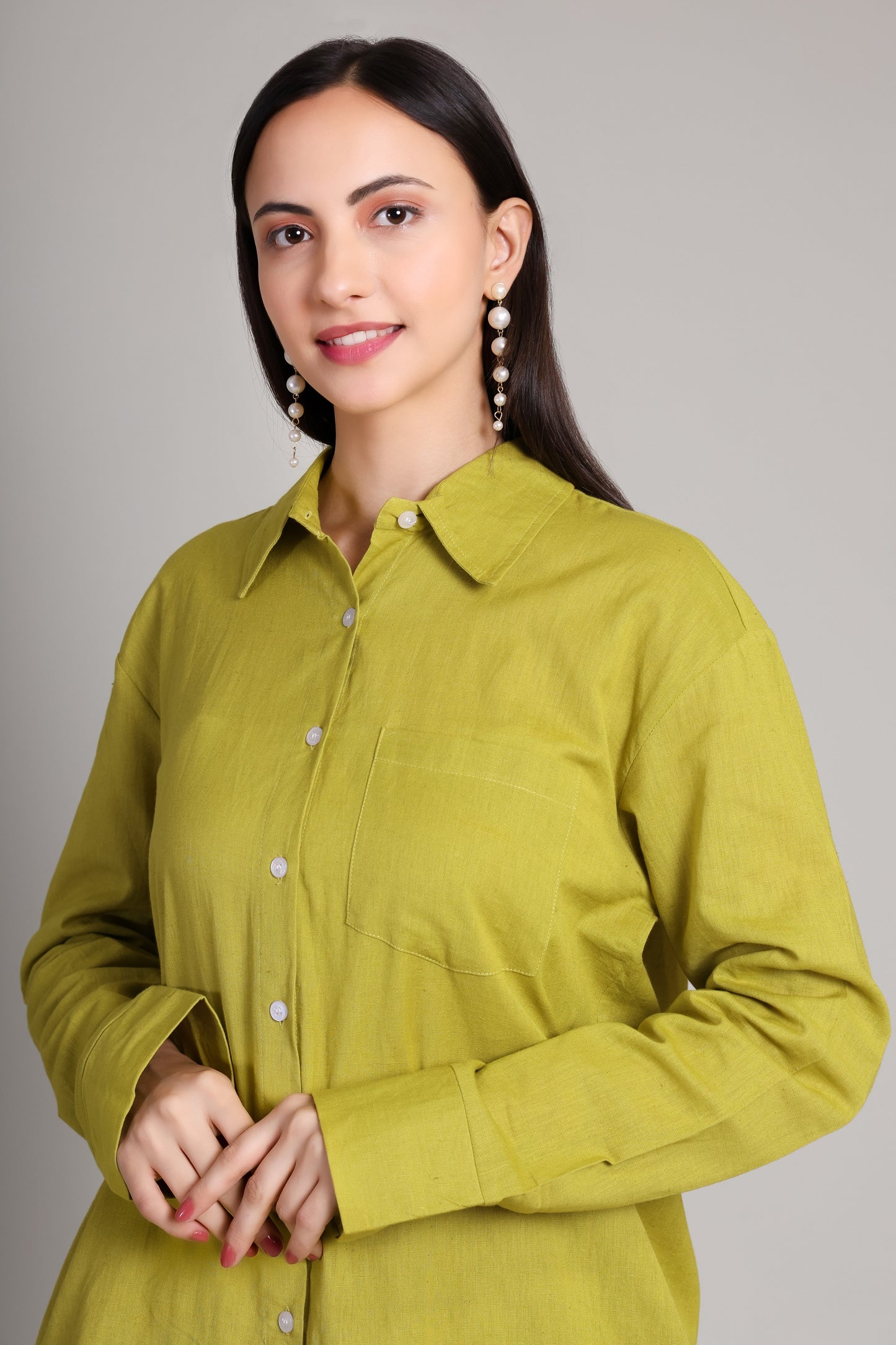 Lime Linen Co-ord set