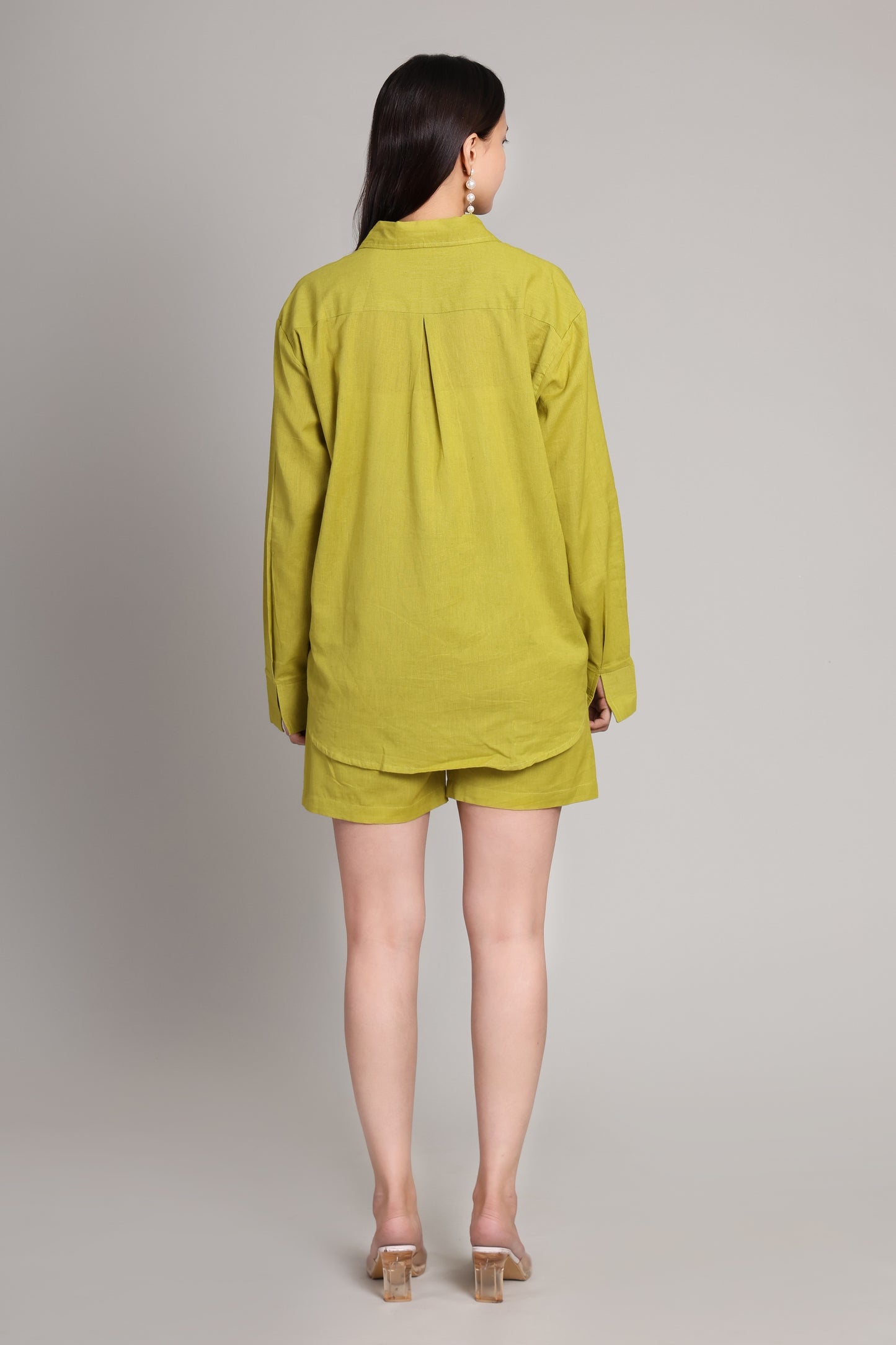 Lime Linen Co-ord set