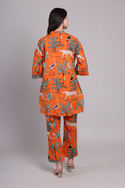 Jungle Flare Citrus night suit