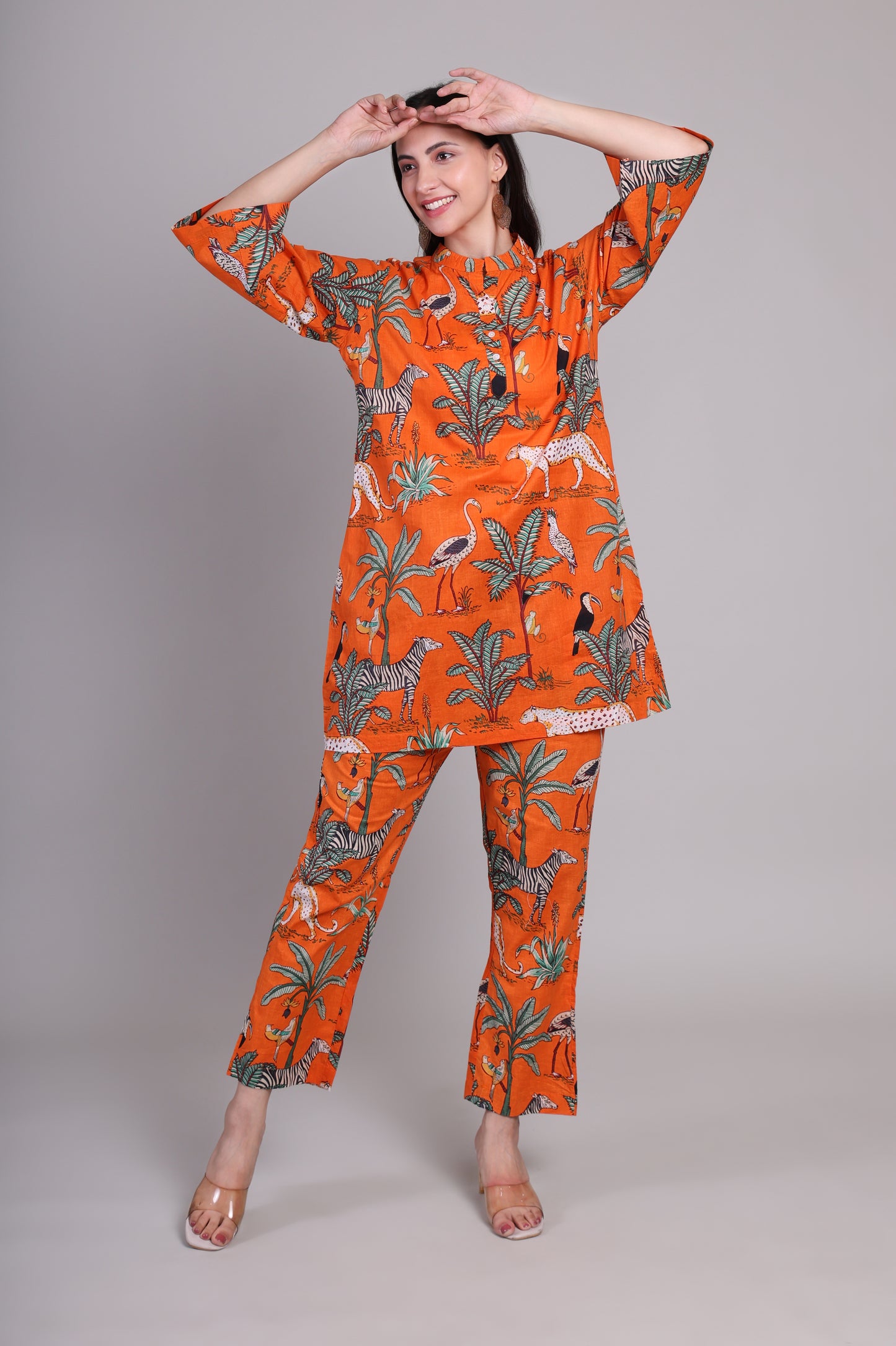 Jungle Flare Citrus night suit