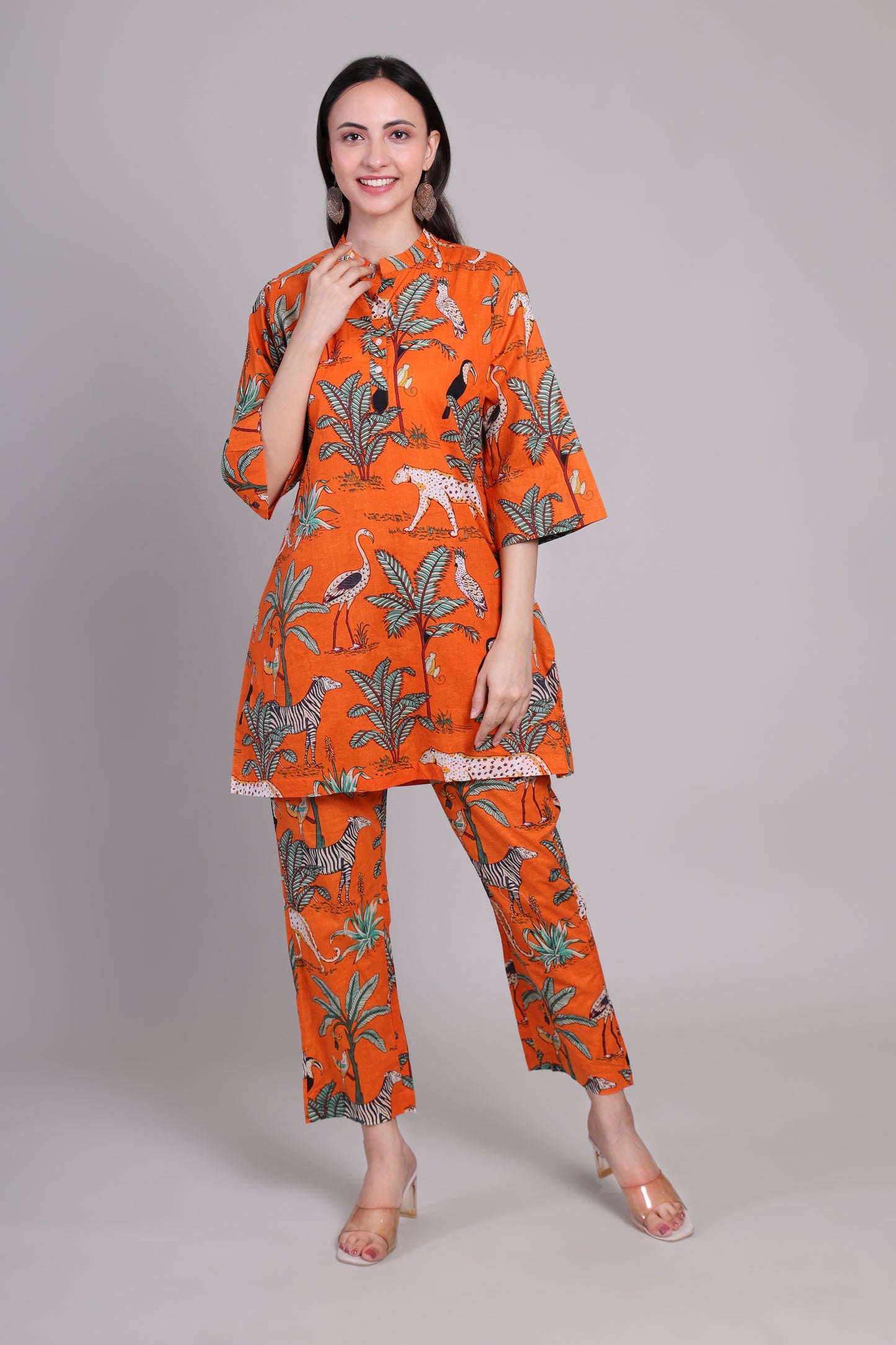 Jungle Flare Citrus night suit