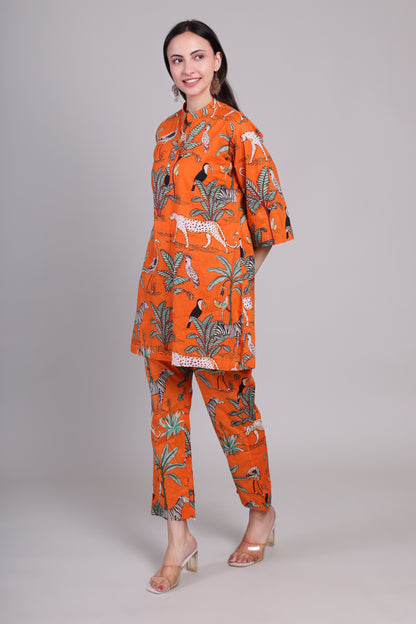 Jungle Flare Citrus night suit