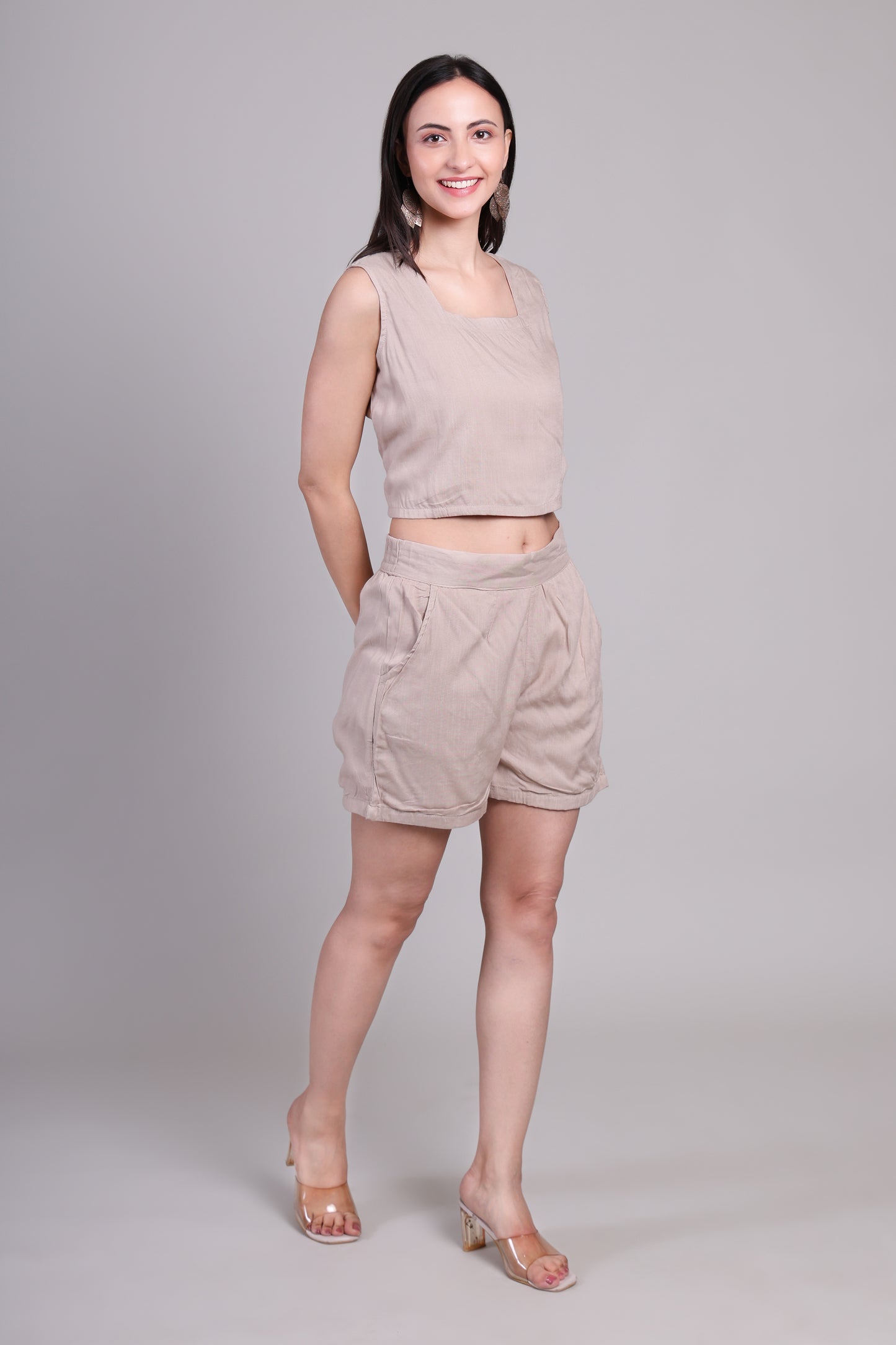 Clay calm Shorts set