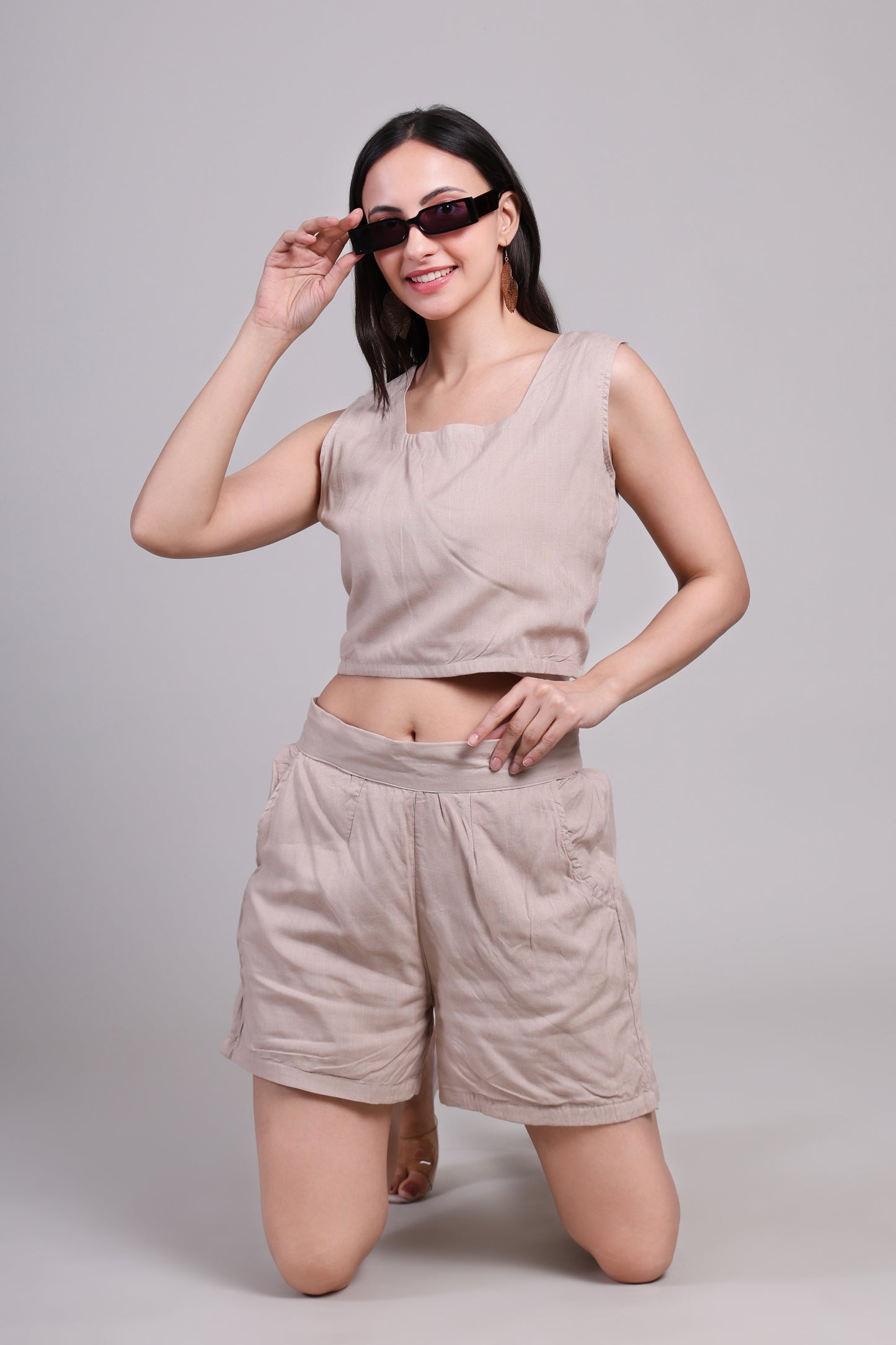 Clay calm Shorts set