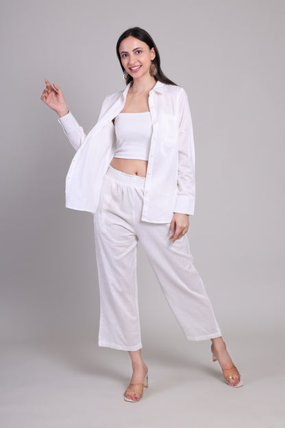 Organic cotton white set
