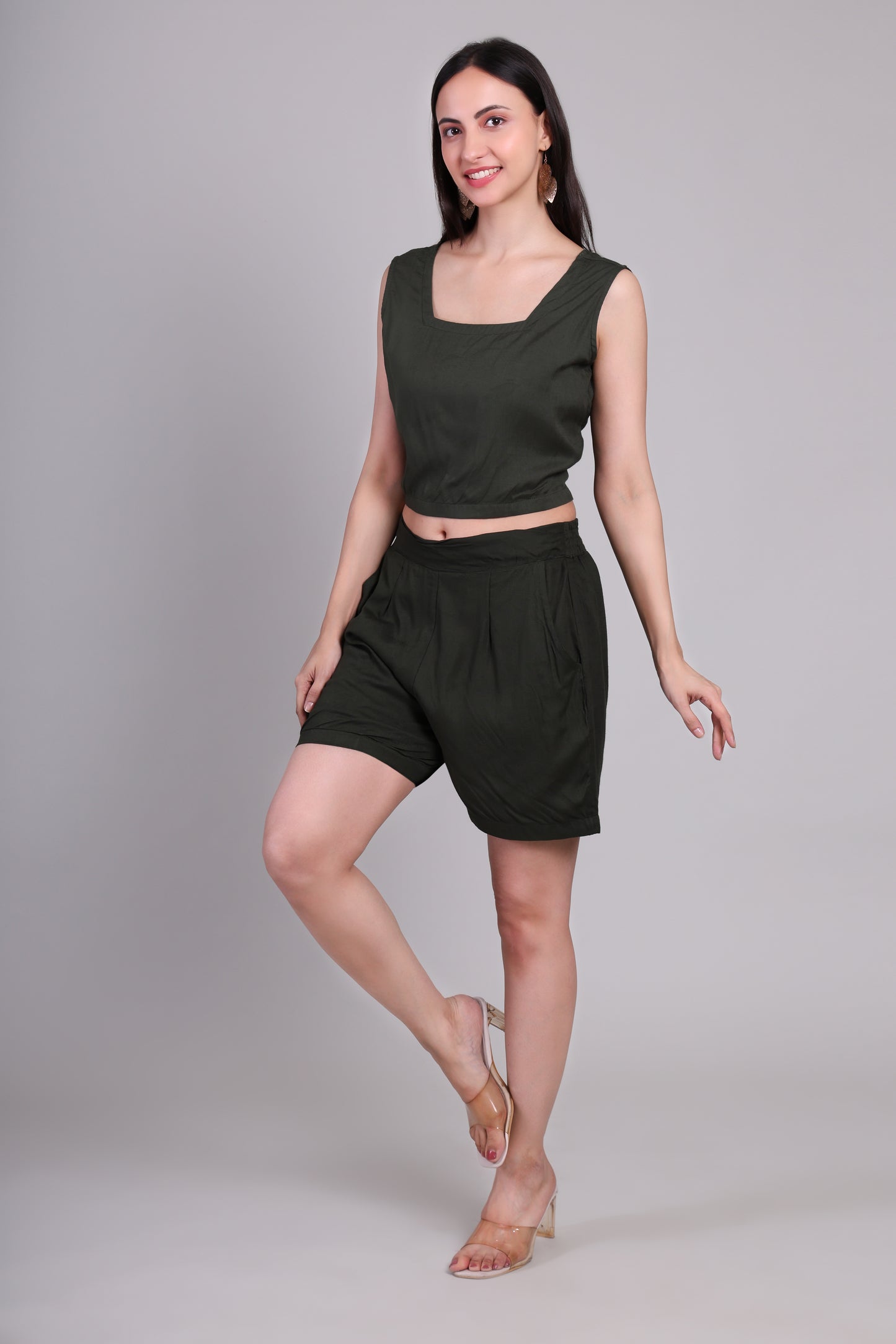 Moss drift Shorts set