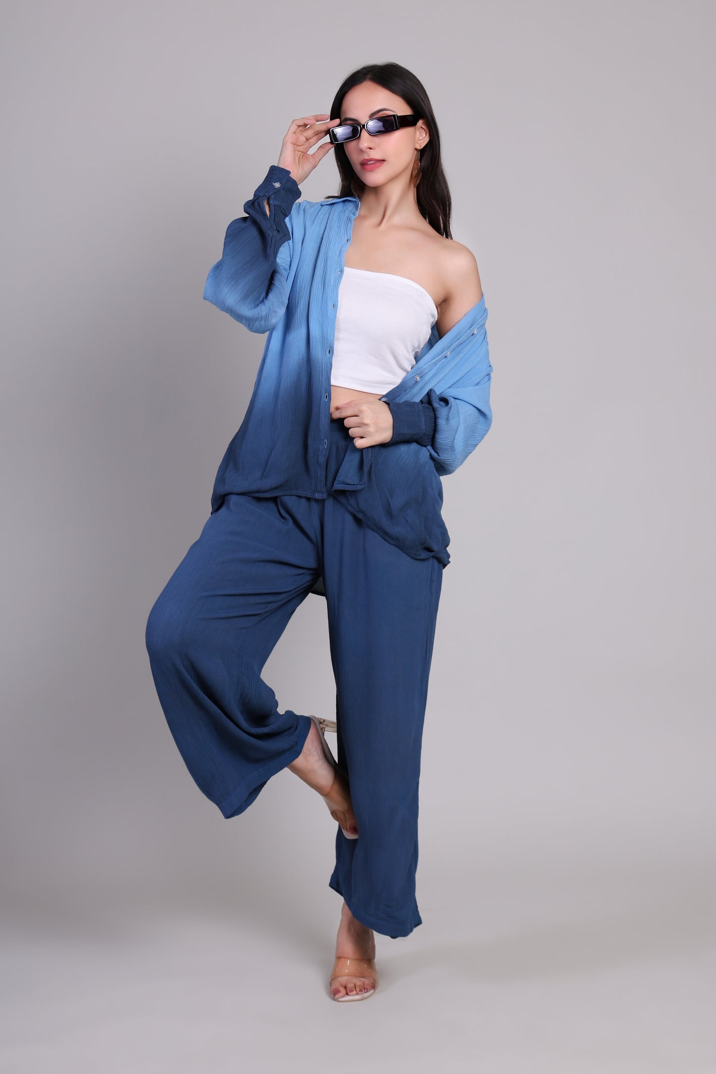 Organic cotton Indigo drift set