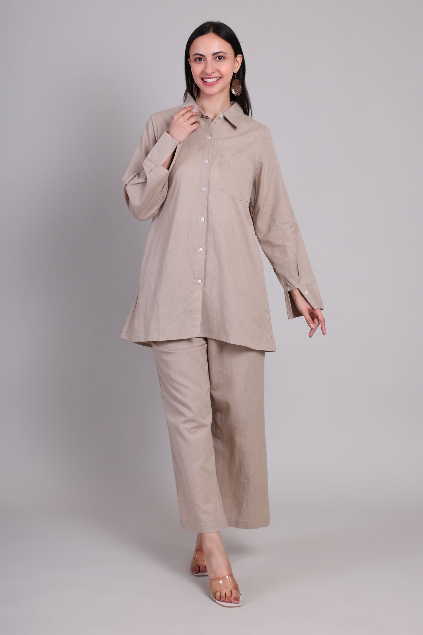 Organic cotton beige set