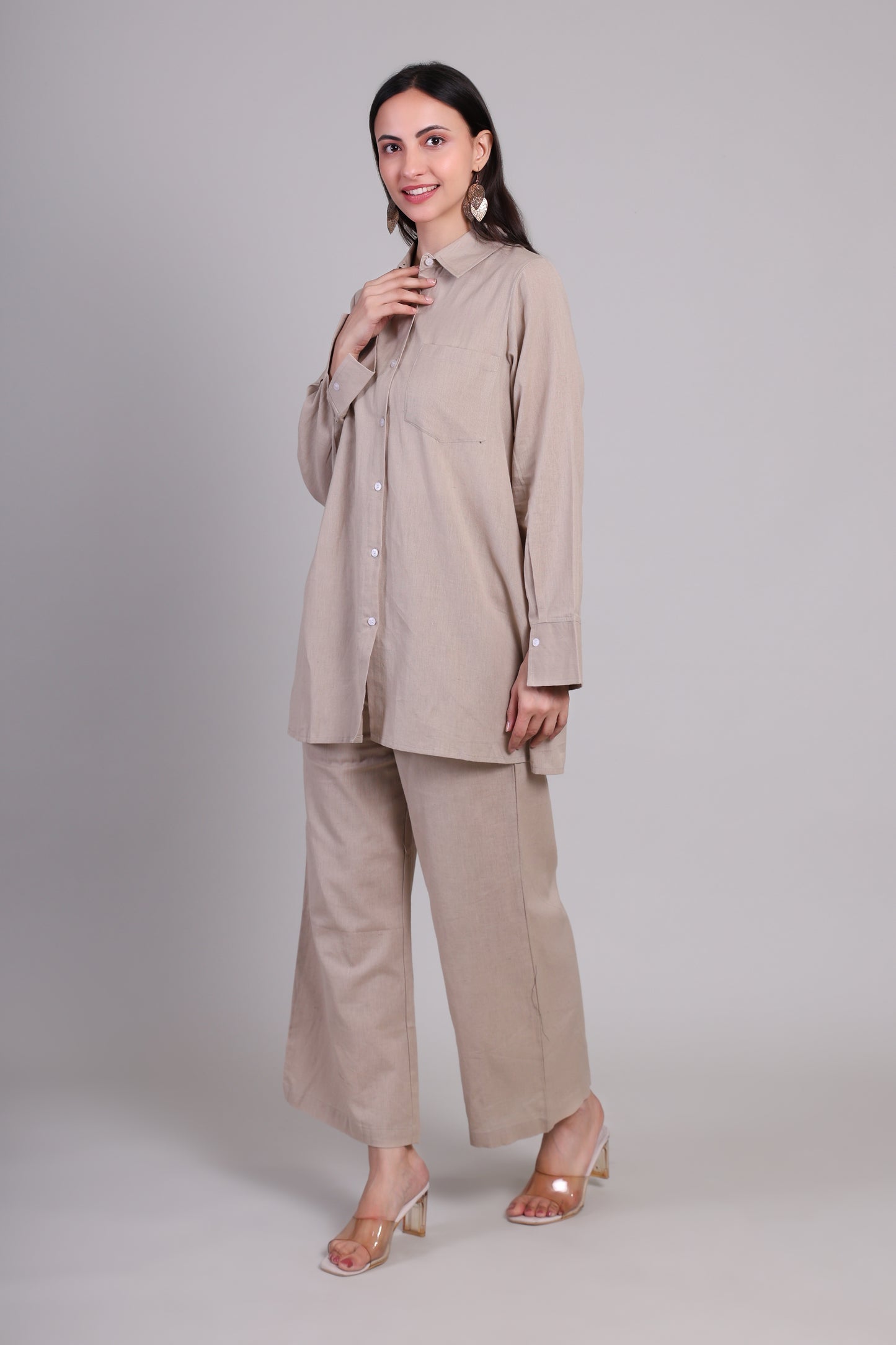 Organic cotton beige set