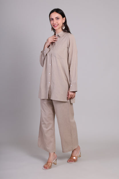 Organic cotton beige set