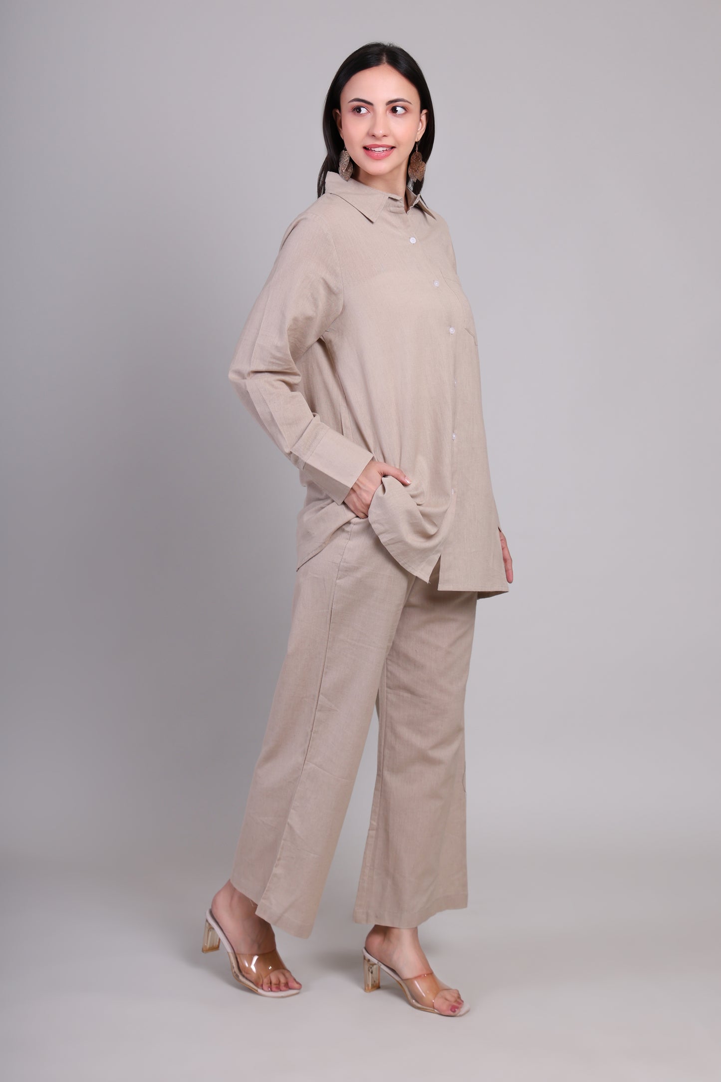 Organic cotton beige set