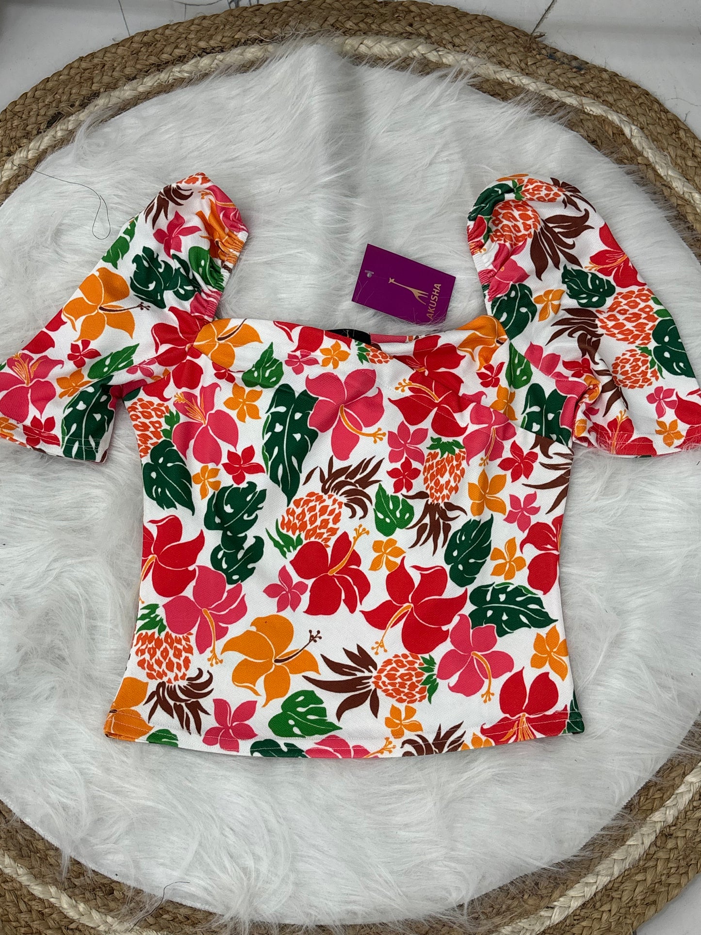 Tropical Tide Crop Top