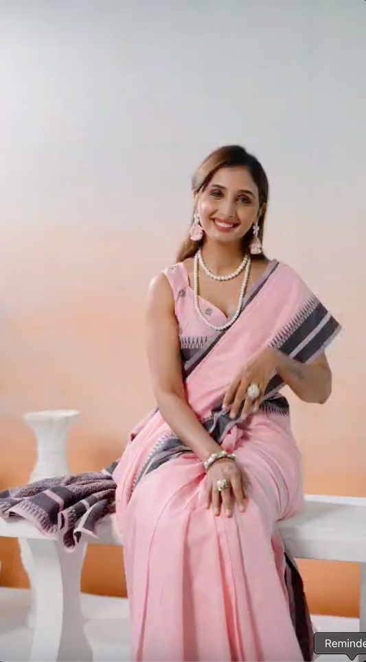 TempleWeave Pure Spun Cotton Saree