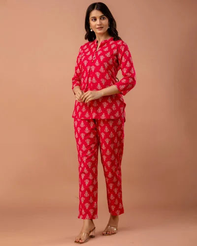 Elysian Comfort Printed Night Suit