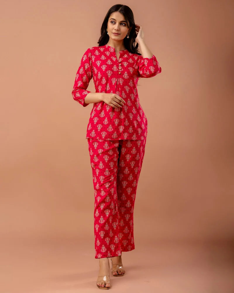 Elysian Comfort Printed Night Suit