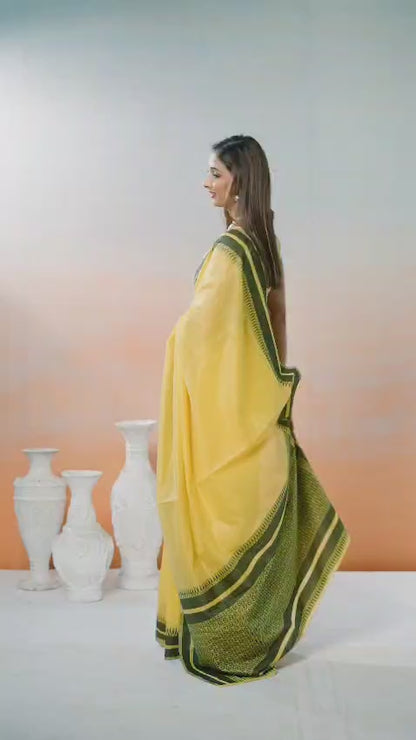 TempleWeave Pure Spun Cotton Saree