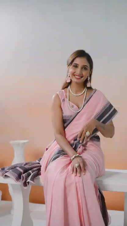 TempleWeave Pure Spun Cotton Saree