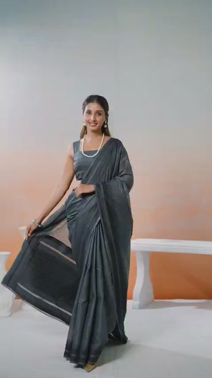 TempleWeave Pure Spun Cotton Saree