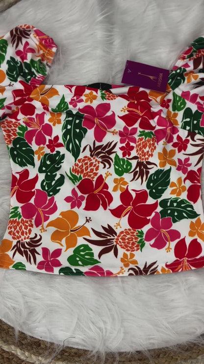 Tropical Tide Crop Top