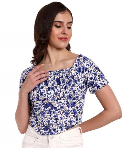 Midnight Bloom Corset Top